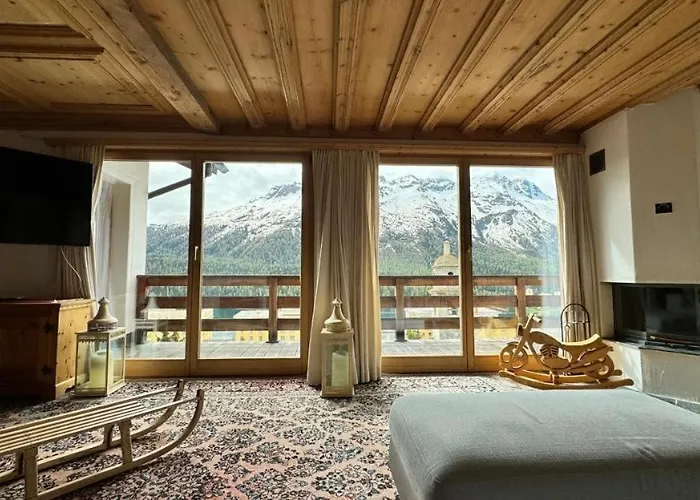 Lägenhet Wonderful 3bdr With Fantastic View St. Moritz
